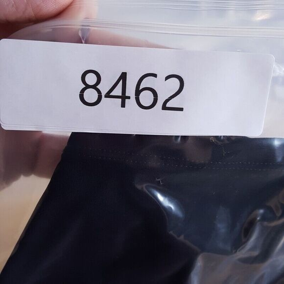 CALVIN KLEIN Womens Swimwear Size 12 12D Cup Black Halter Built in Bra Swim Top - Picture 6 of 6